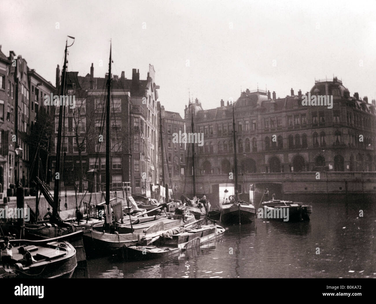 Battelli, Rotterdam, 1898.Artista: James Batkin Foto Stock