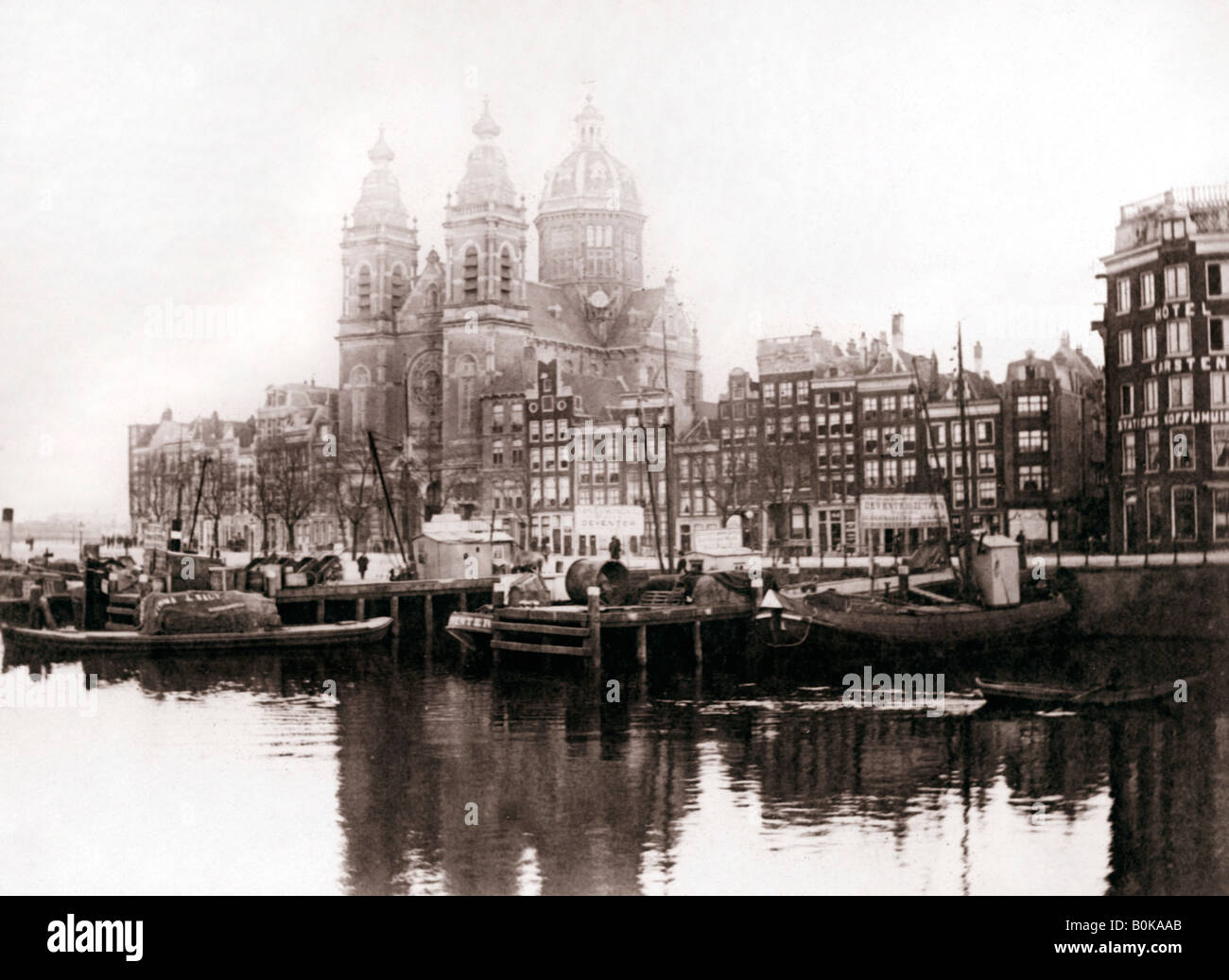 Chiesa di San Nicola all'interno delle mura, Amsterdam, 1898.Artista: James Batkin Foto Stock