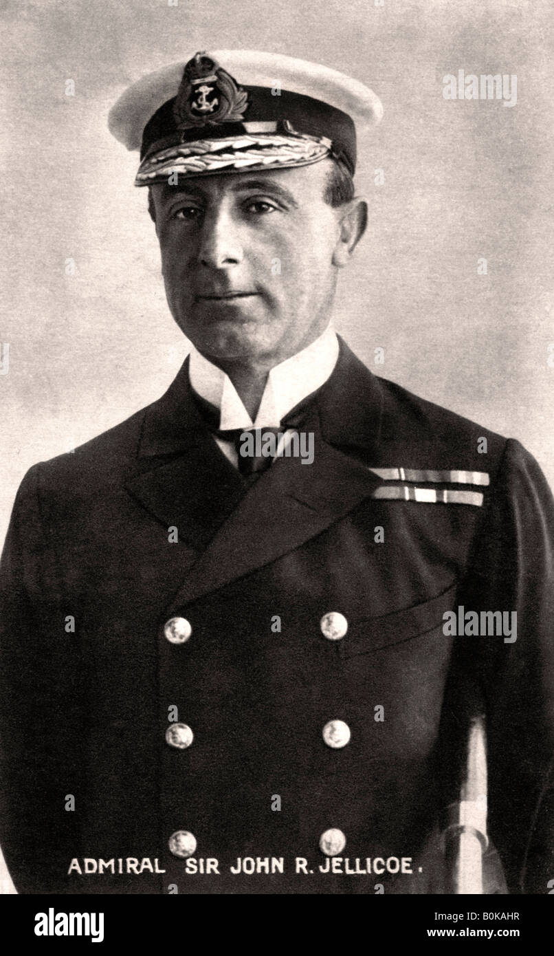 L ammiraglio sir John Rushworth Jellicoe (1859-1935), nei primi anni del XX secolo. Artista: sconosciuto Foto Stock