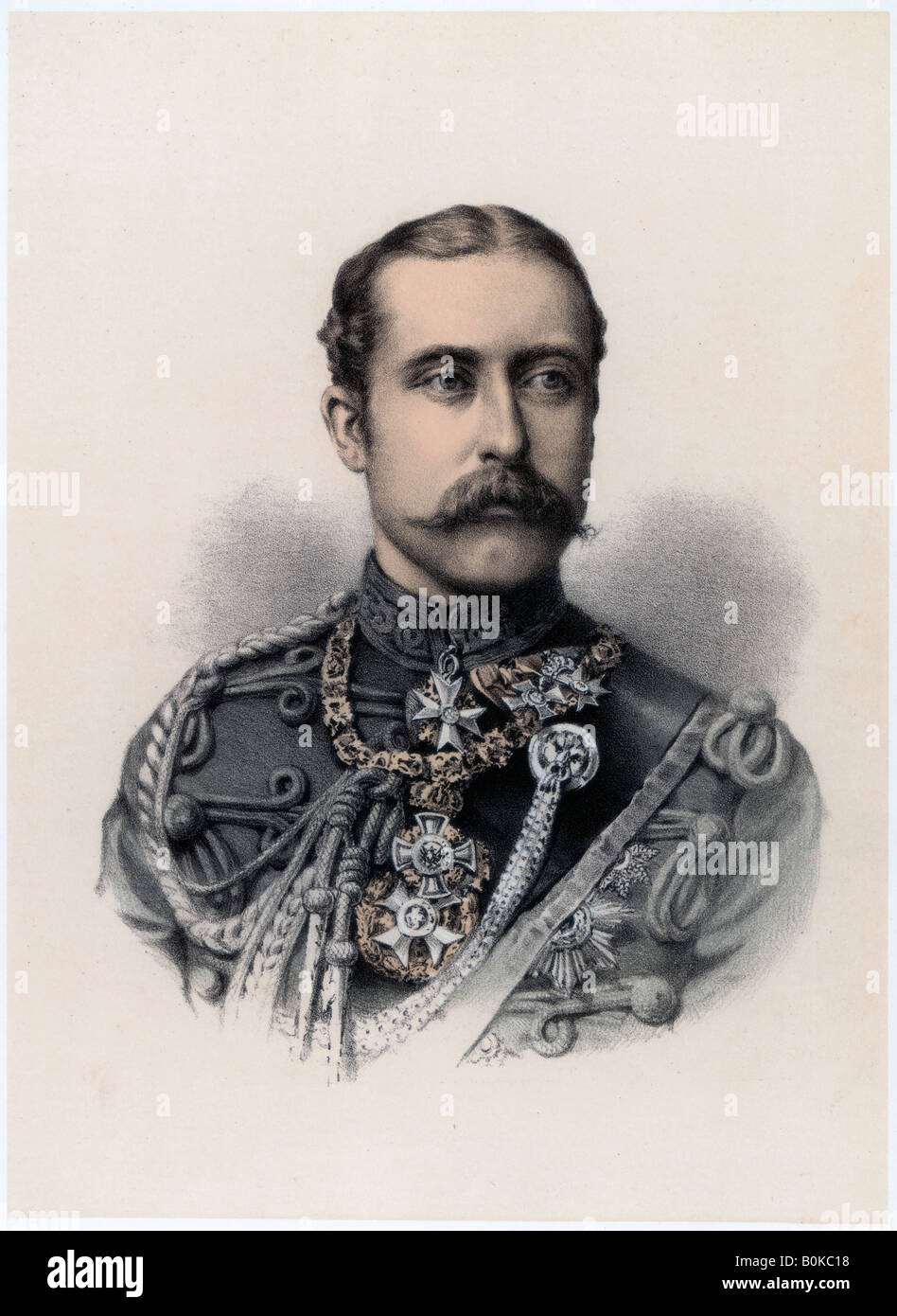 "Il principe Arthur, duca di Connaught e Strathearn', 1879. Artista: sconosciuto Foto Stock