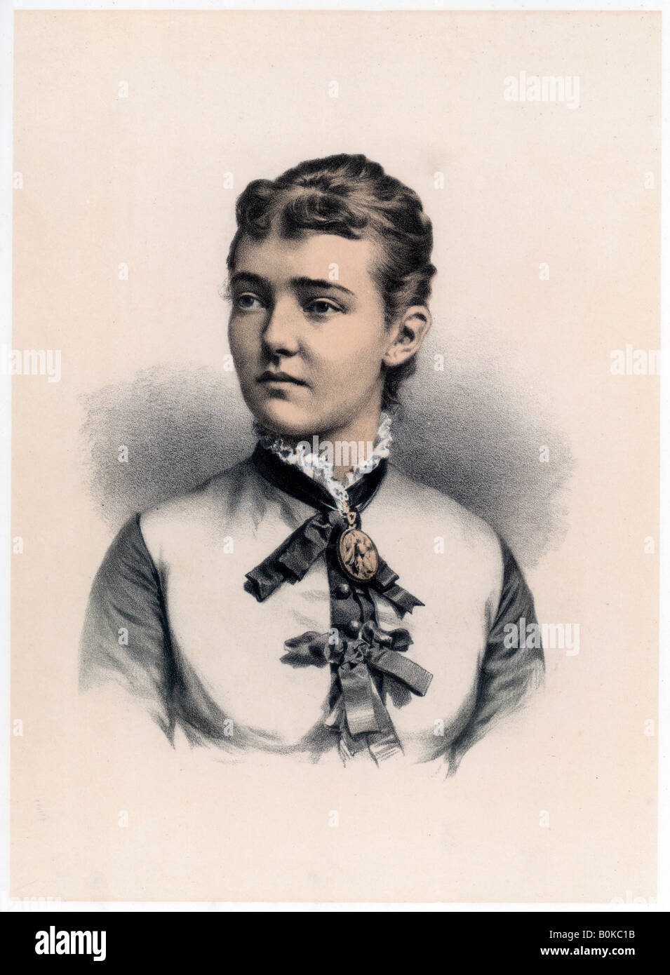 "Princess Louise Margaret, duchessa di Connaught', 1879. Artista: sconosciuto Foto Stock