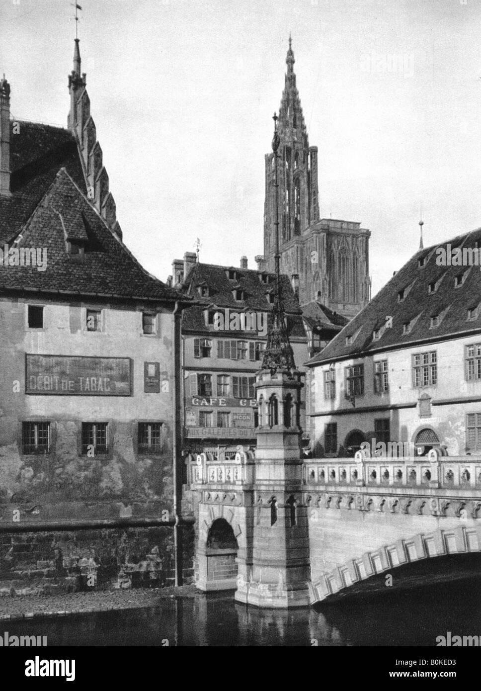 Strasburgo, Alsazia, Francia, 1937. Artista: MARTIN Hurlimann Foto Stock