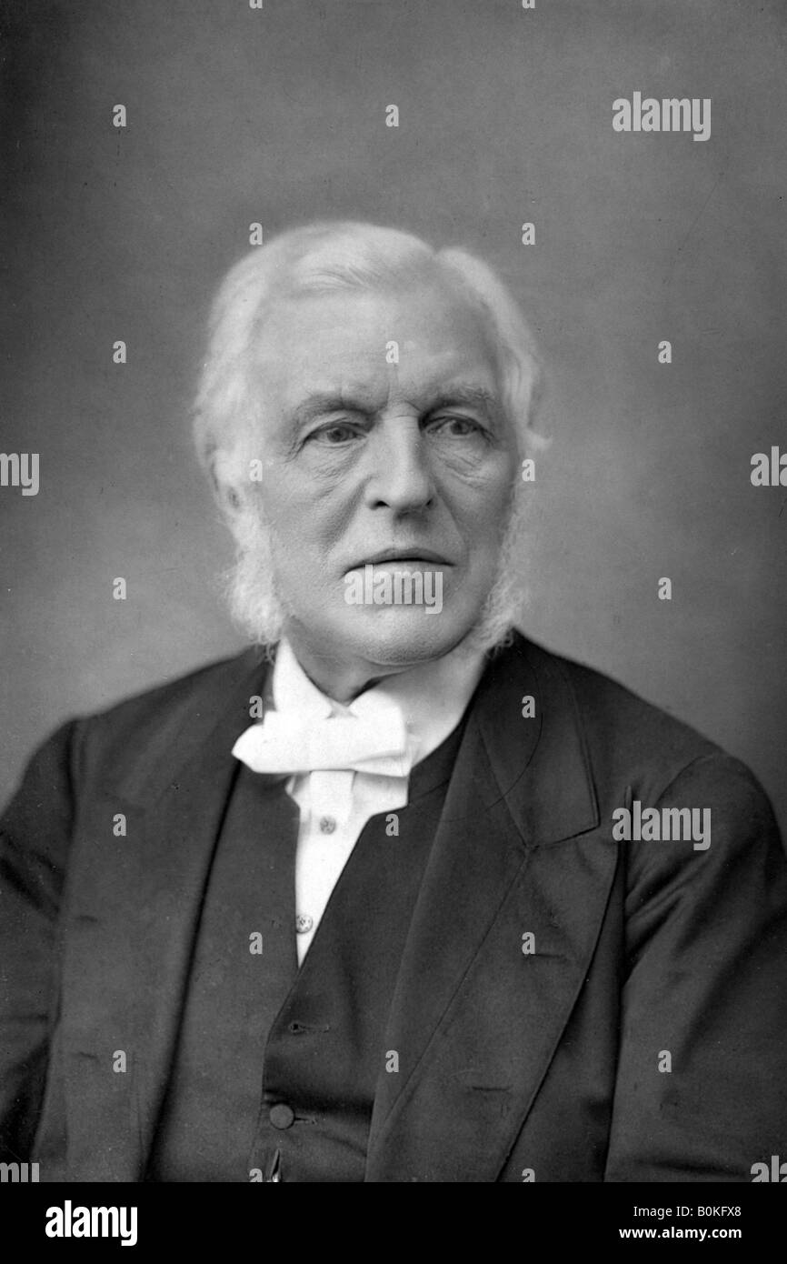 Il Rev.do Henry Allon (1818-1892), inglese anticonformista divino, 1890.Artista: W&D Downey Foto Stock