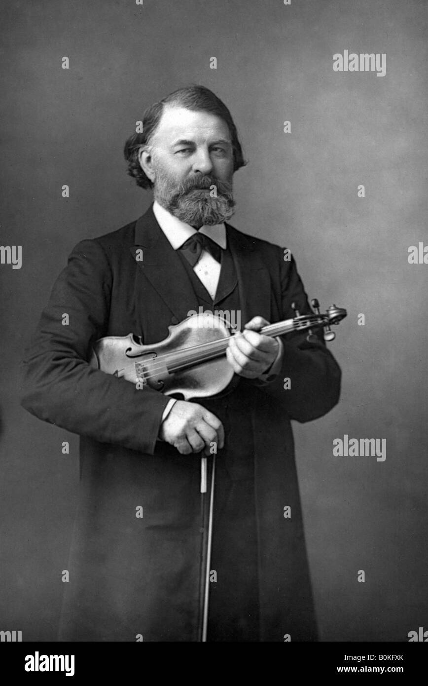 Joseph Joachim (1831-1907), violinista ungherese, conduttore e compositore, 1890.Artista: W&D Downey Foto Stock