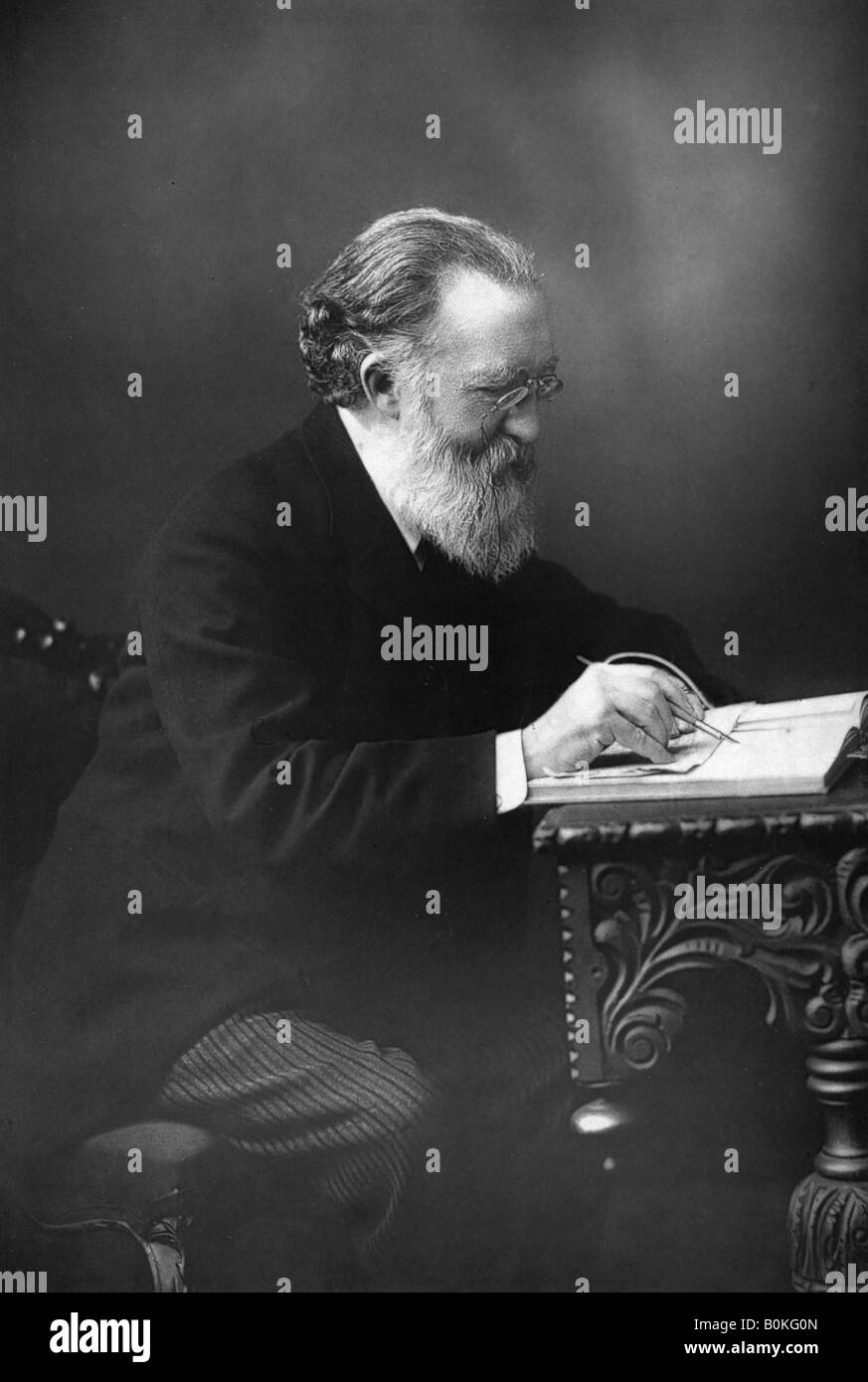 Justin McCarthy (1830-1912), uomo politico irlandese, storico e romanziere, 1893.Artista: W&D Downey Foto Stock