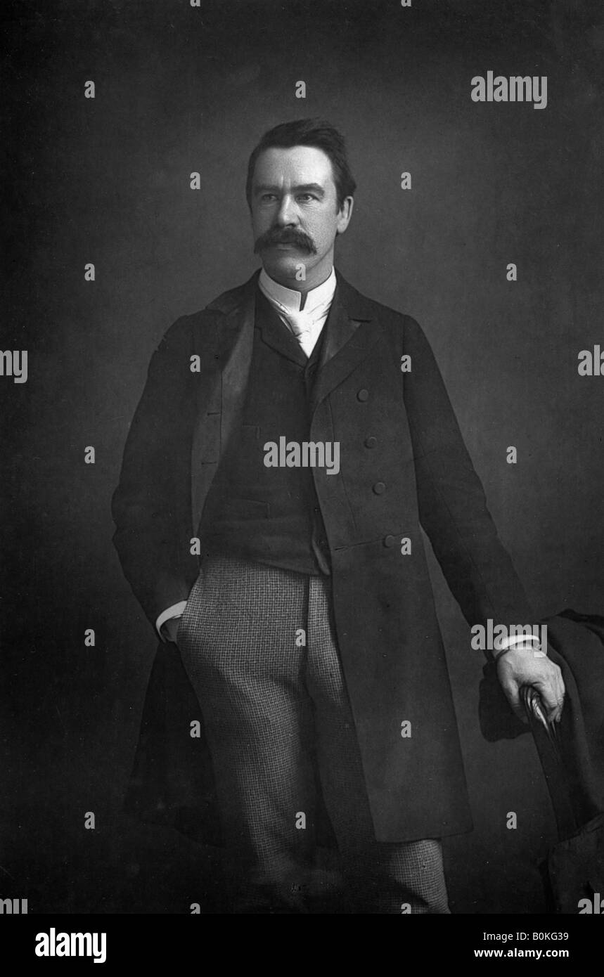 William Martin Conway, primo Baron Conway di Allington (1856-1937), 1893.Artista: W&D Downey Foto Stock