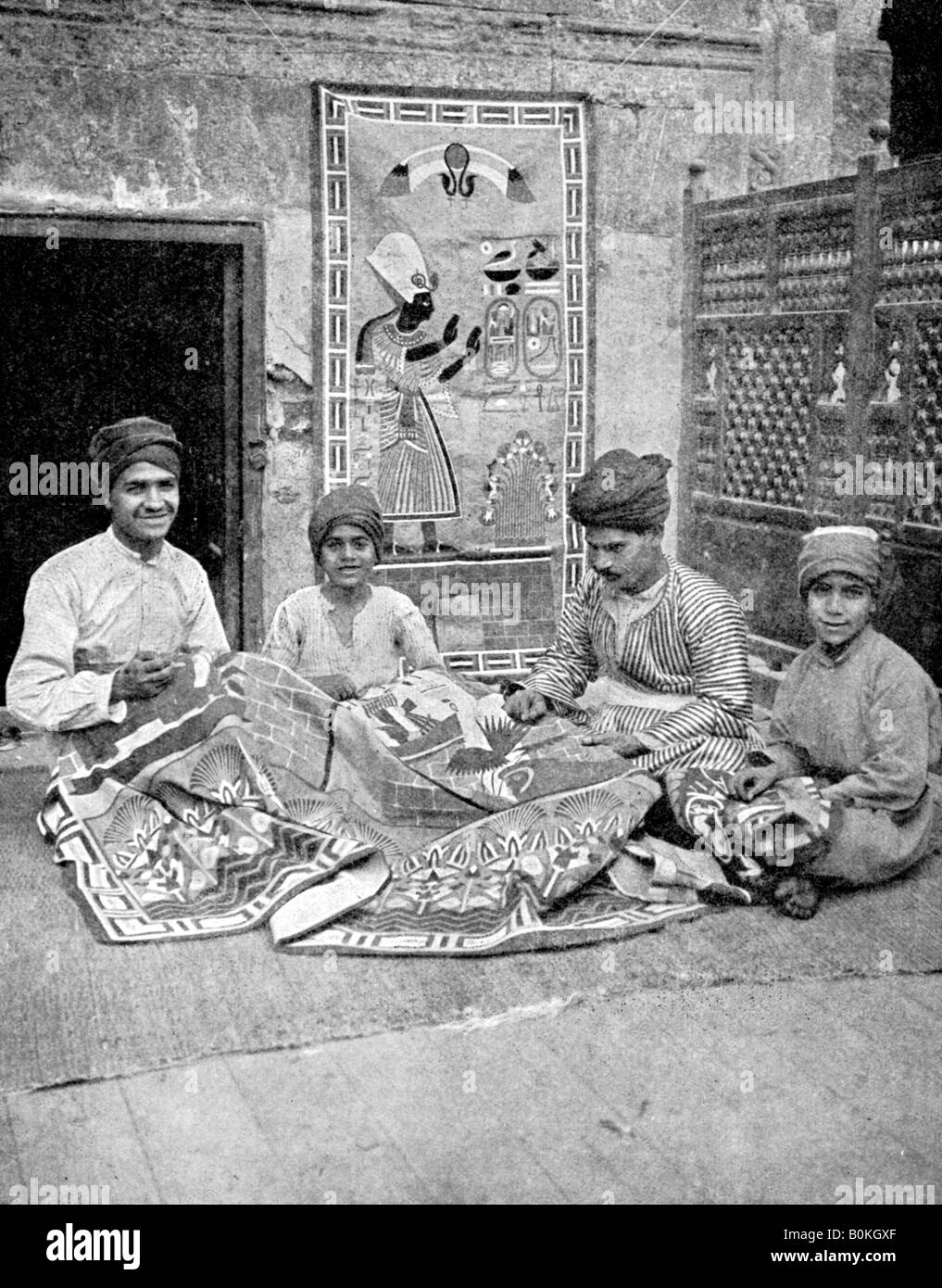 Artigiani, Cairo, Egitto, Africa, 1936.Artista: Donald McLeish Foto Stock