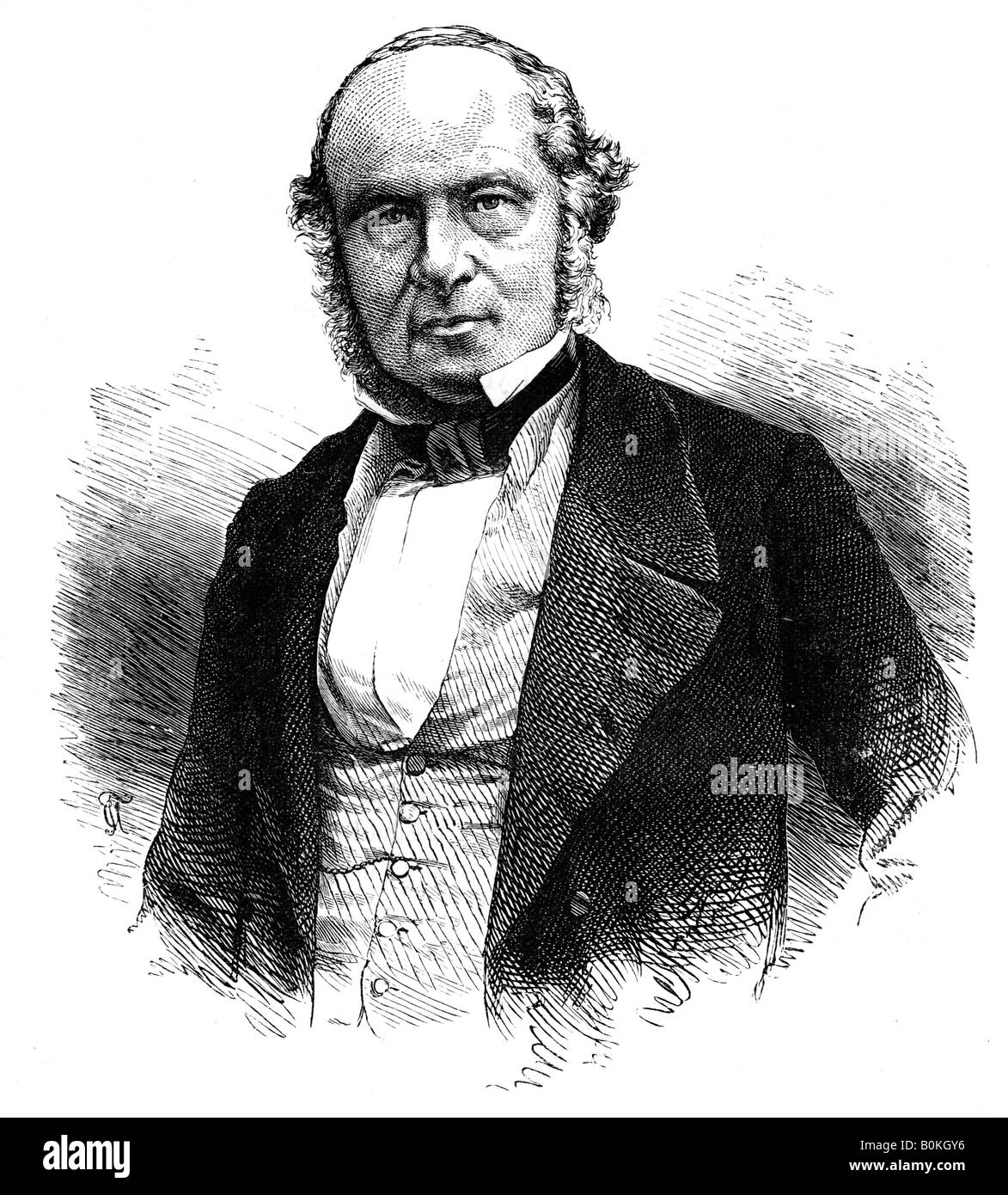 Rowland Hill, (1795-1879), XIX secolo. Artista: sconosciuto Foto Stock