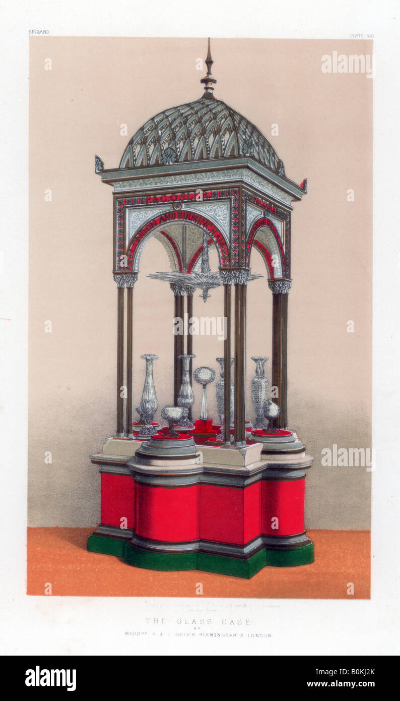 'L'involucro di vetro", secolo XIX.Artista: John Burley Waring Foto Stock