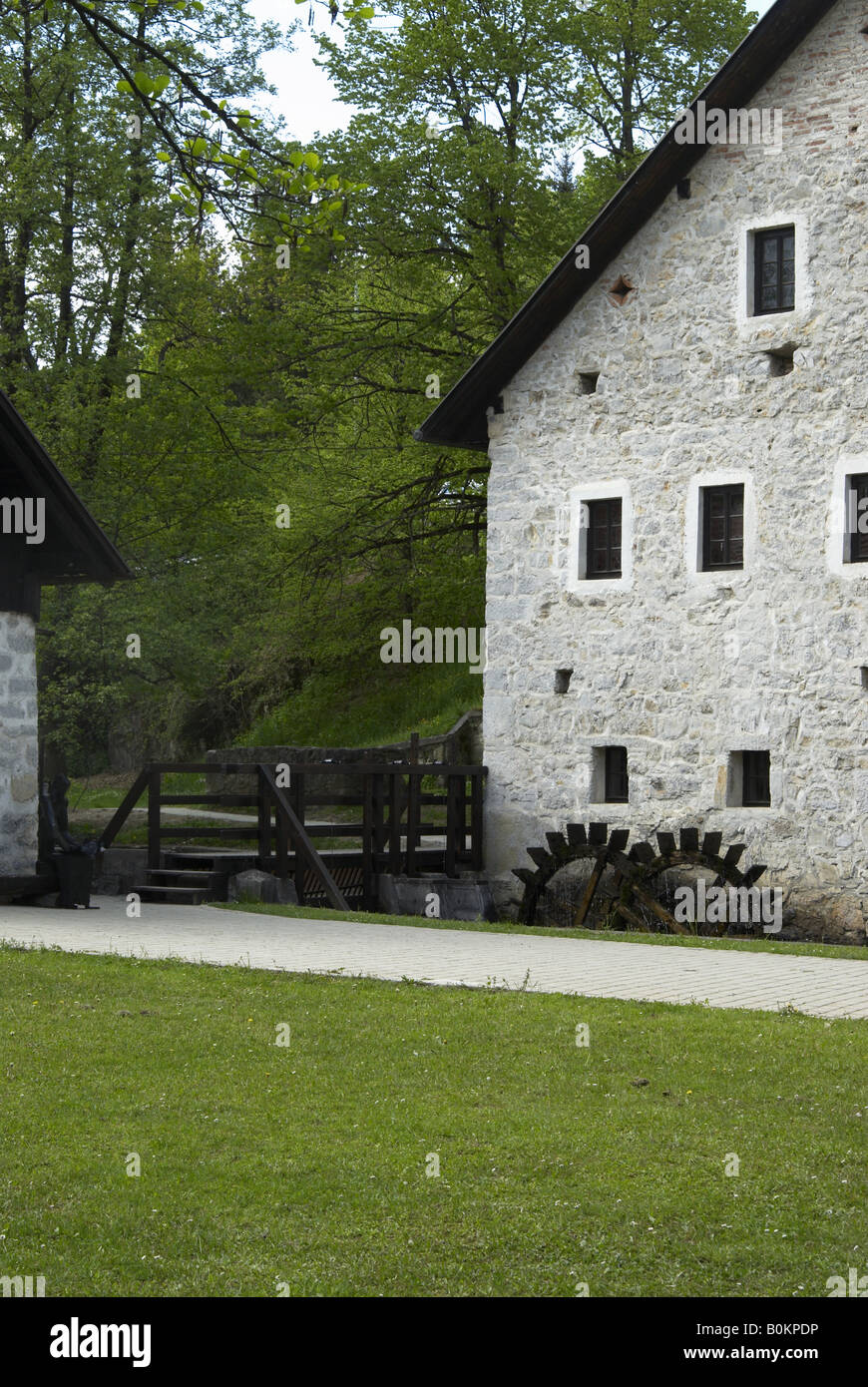 Primož Trubar casa Rašica, Slovenia Foto Stock