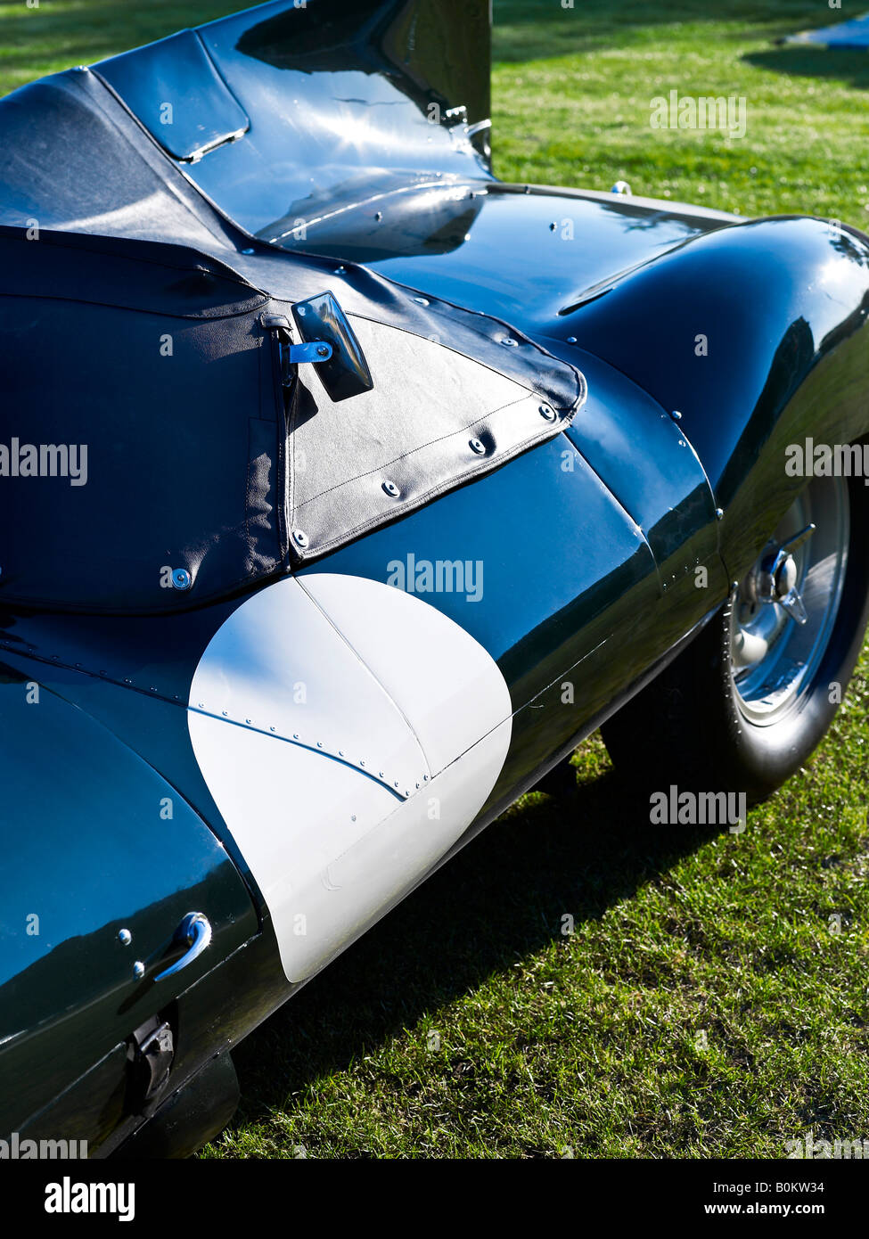 Classic jaguar d di tipo soft top drophead convertibile formula uno f1 racing car auto automobile Foto Stock