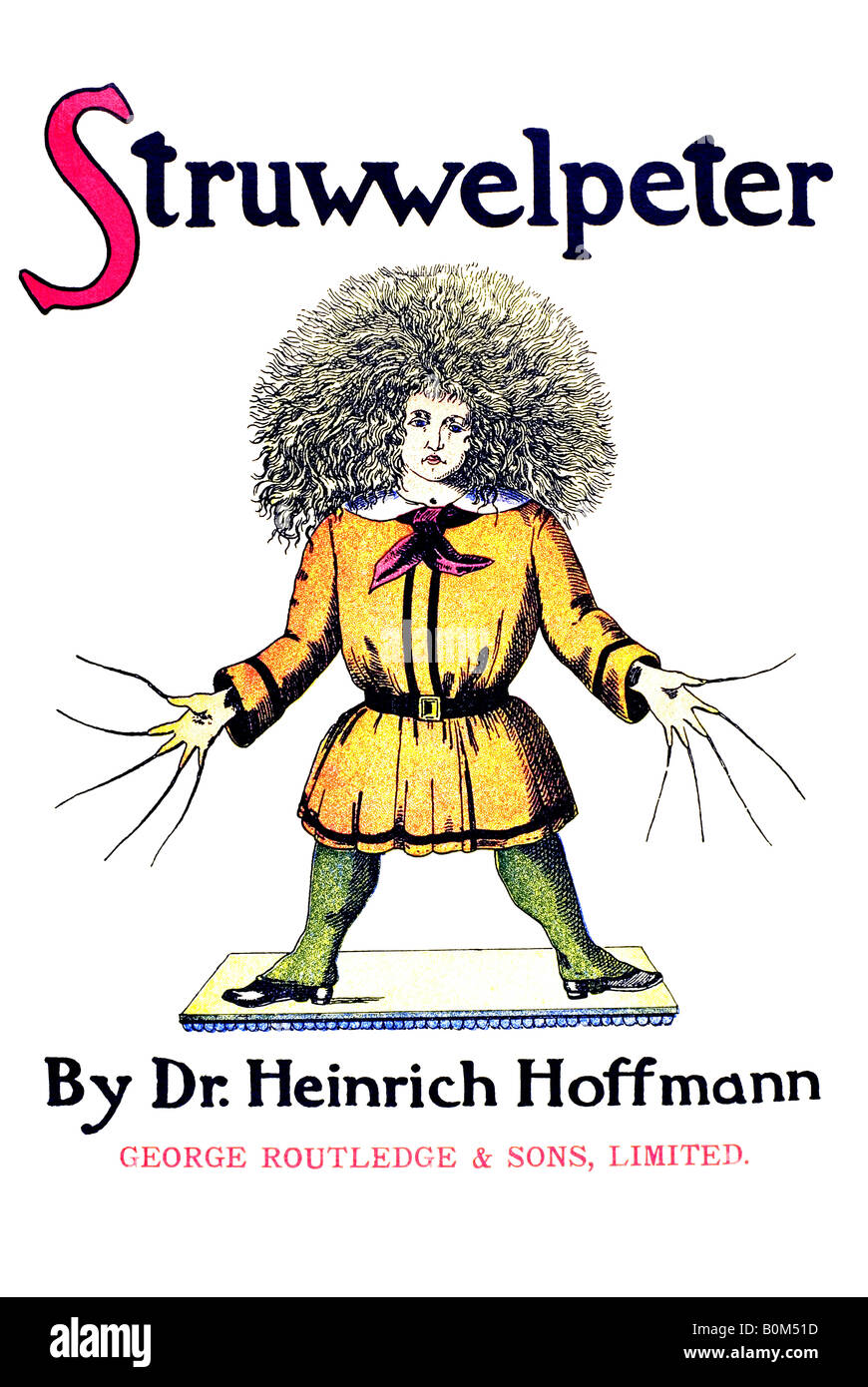 Inglese Struwwelpeter, coperchio Foto Stock