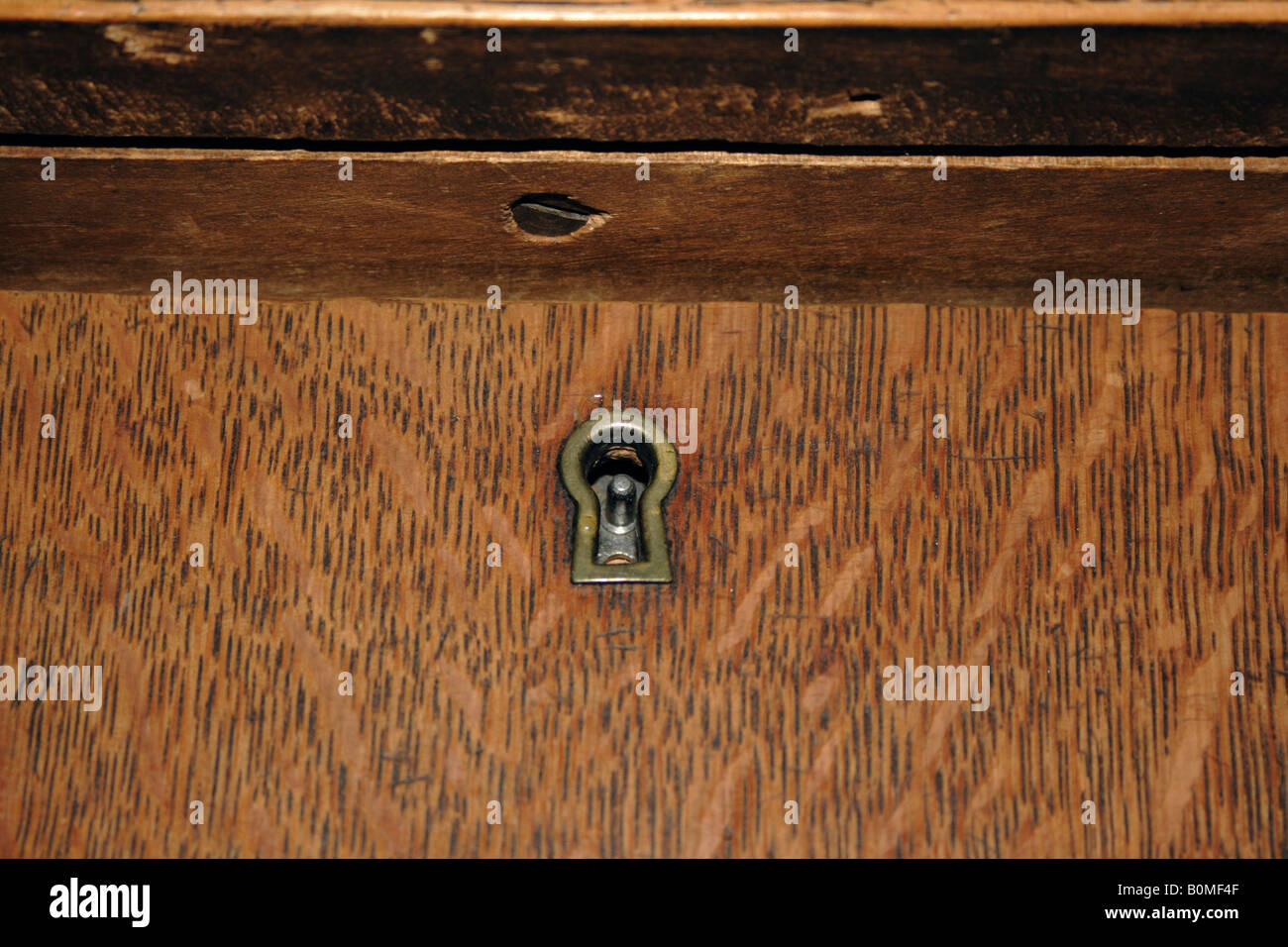 Buco della serratura. Foto Stock