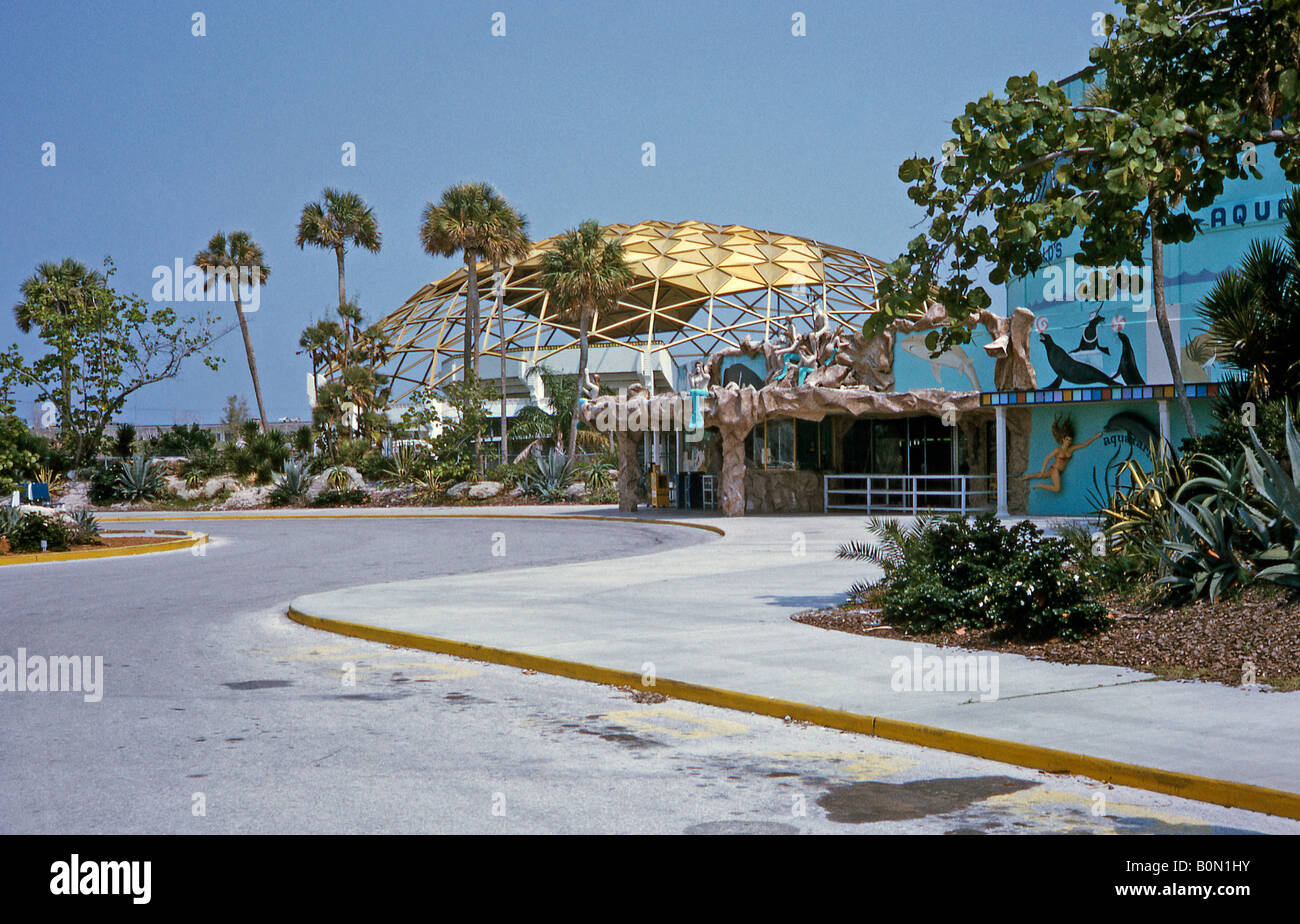 Aquatarium, St Petersburg Beach, Florida, USA, 1972 Foto Stock