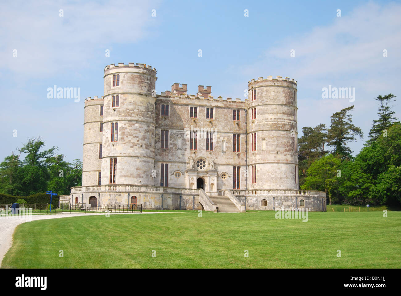 Lulworth Castle, Nr. Wareham Dorset, England, Regno Unito Foto Stock