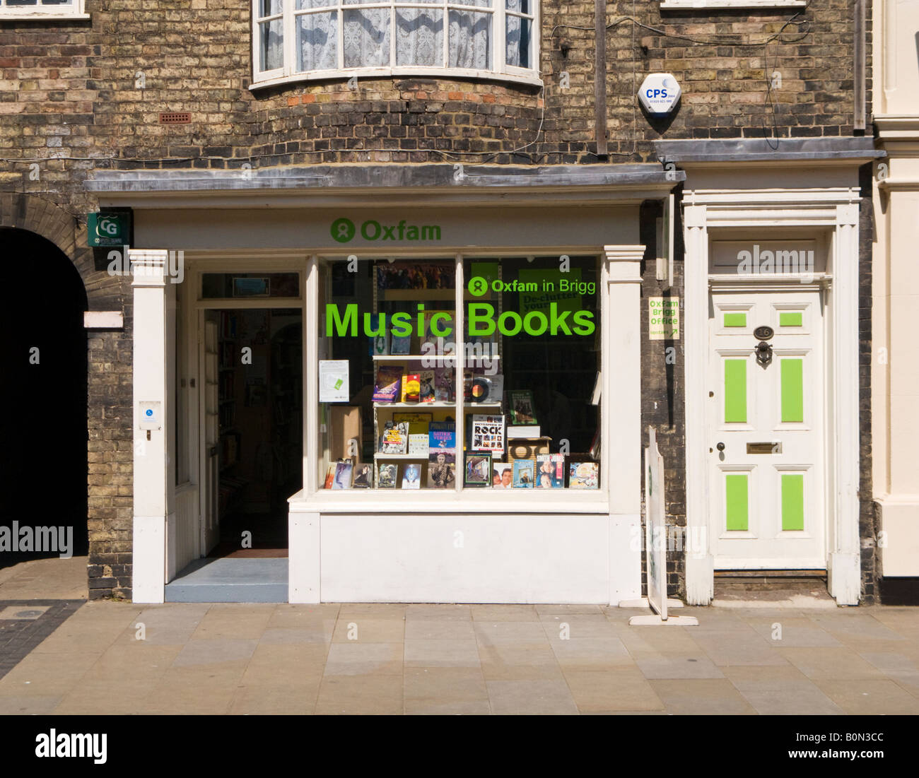 Oxfam carità Shop a Brigg, North Lincolnshire, Regno Unito Foto Stock