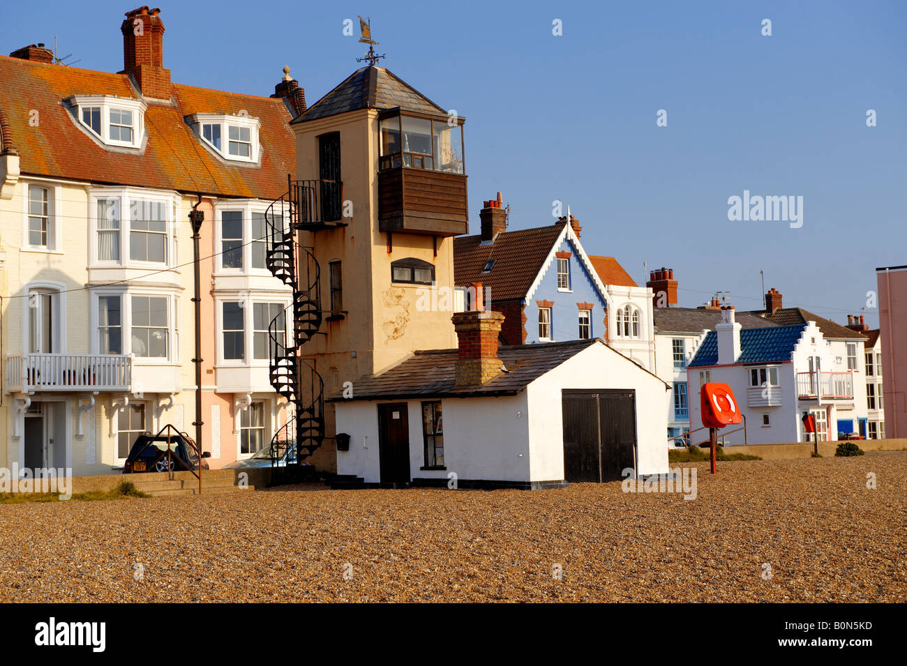 Spiaggia di Aldeburgh - Suffolk Foto Stock