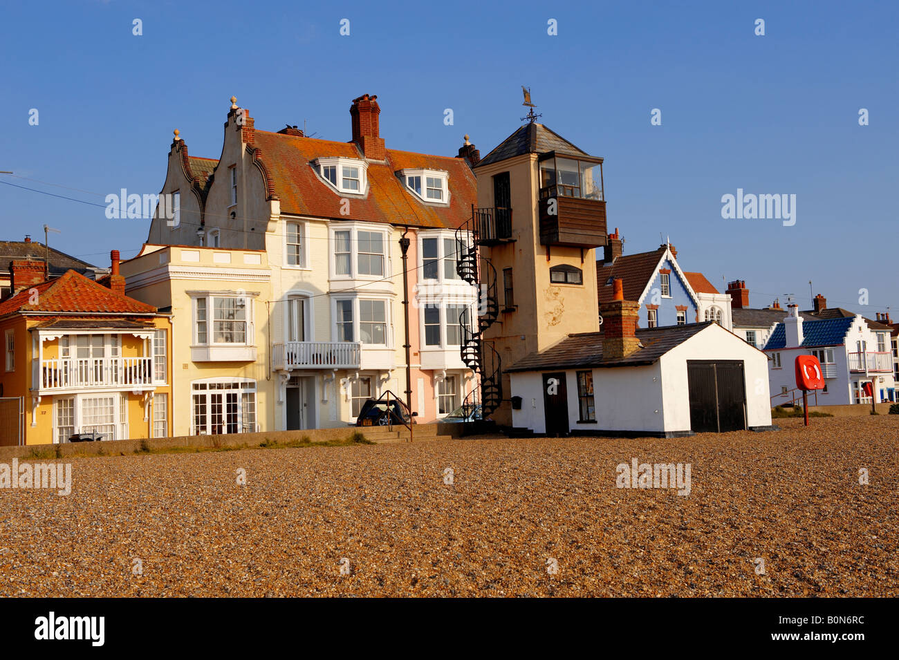 Spiaggia di Aldeburgh - Suffolk Foto Stock