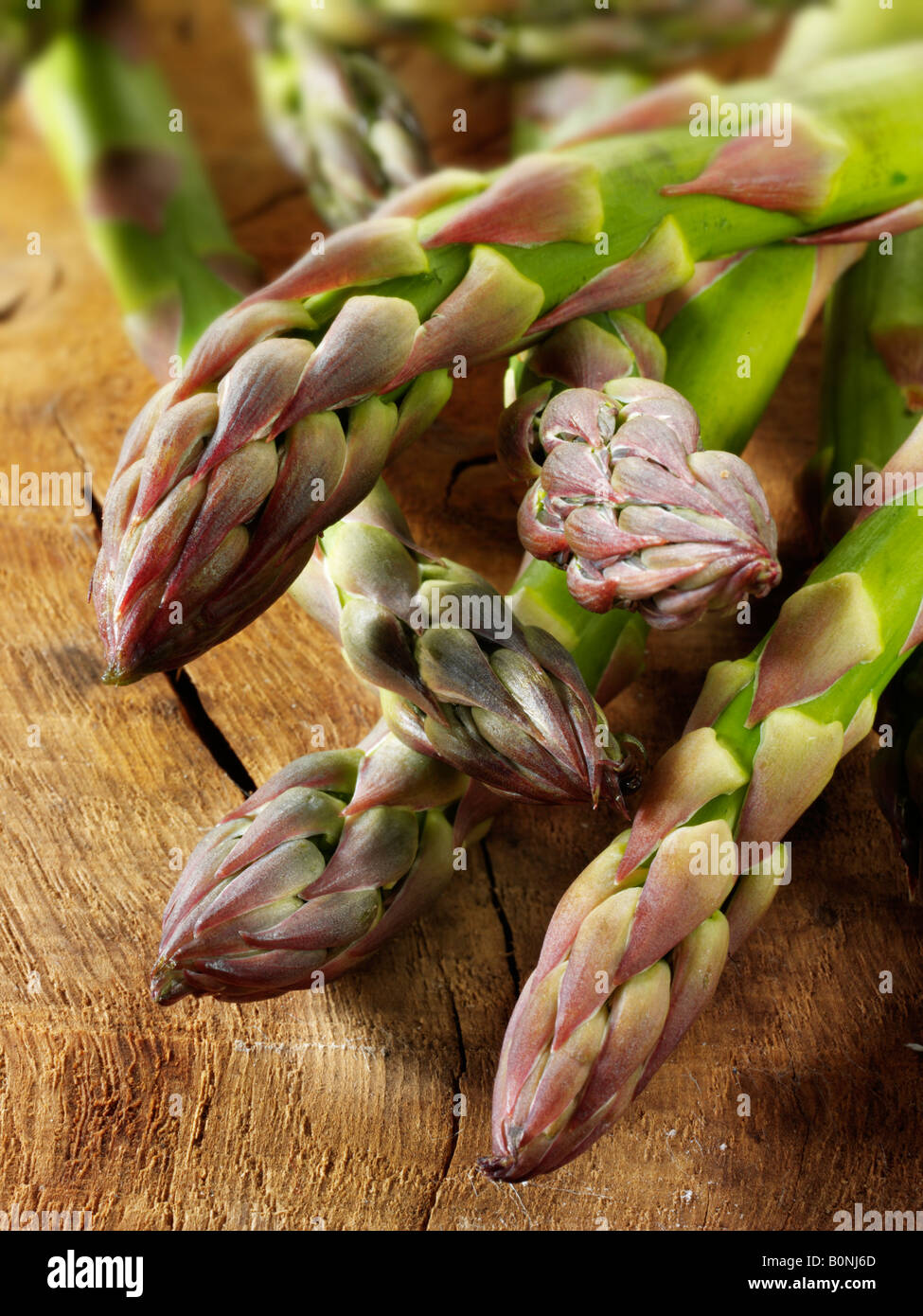 Freschi asparagi organico Foto Stock