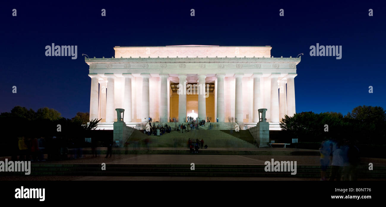 Lincoln Memorial Washington DC ad alta risoluzione Foto Stock