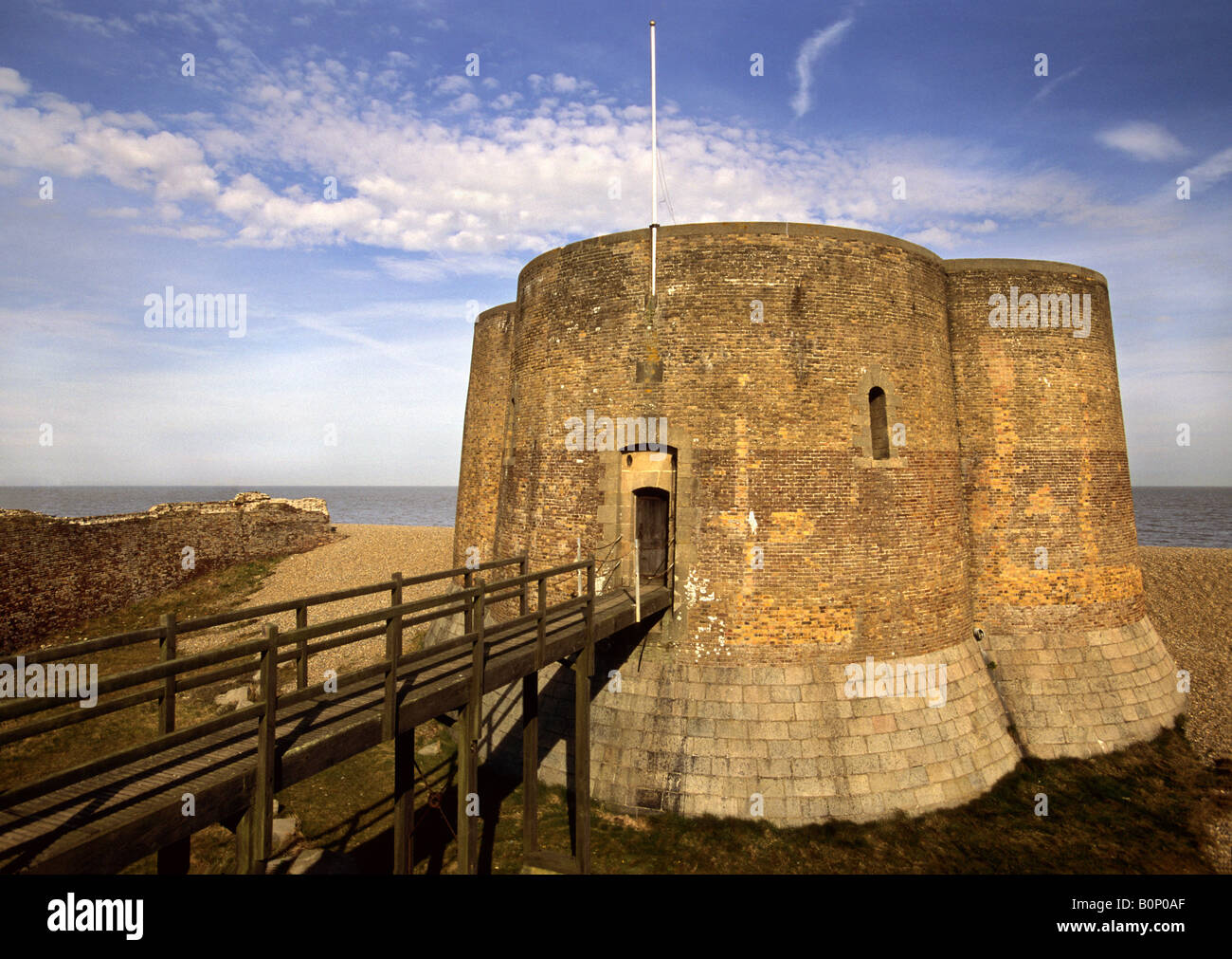 Il Martello Tower Aldeburgh Suffolk Foto Stock