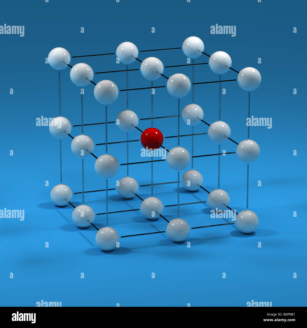 Cubo Mesh Foto Stock