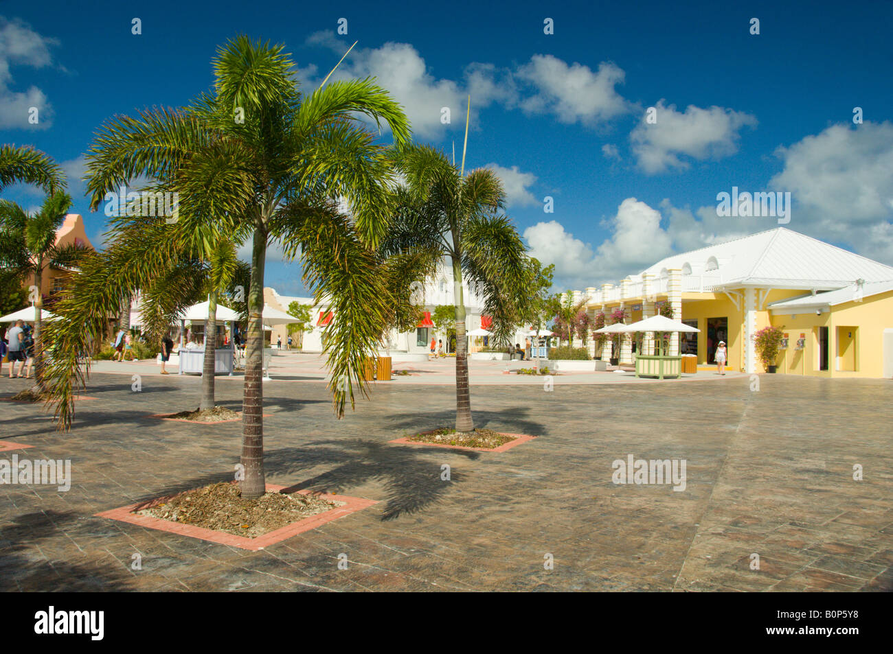 La Cruise Terminal portuale di Grand Turk Turks e Isole Caicos i territori britannici d'oltremare Foto Stock