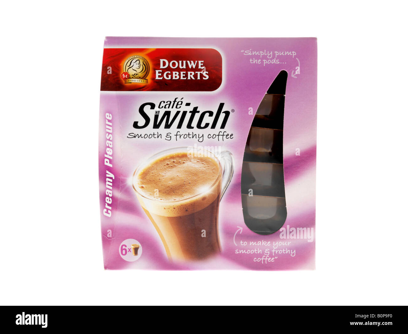 Instant caffè in cialde Foto Stock