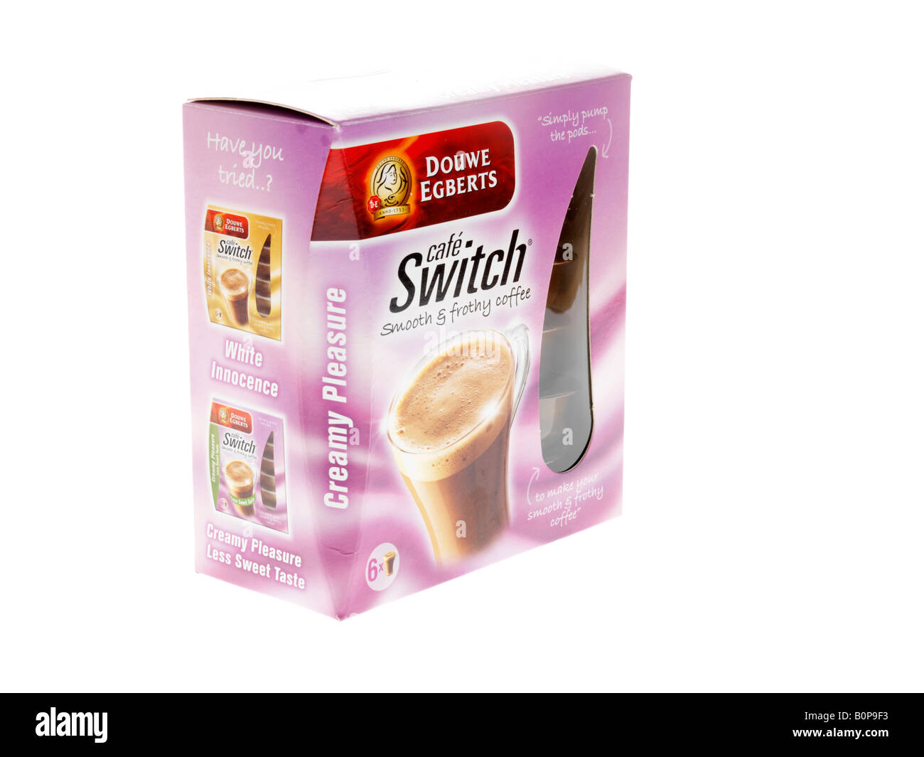 Instant caffè in cialde Foto Stock