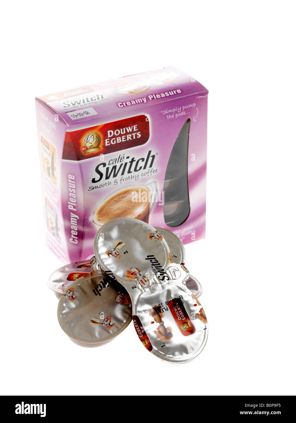 Instant caffè in cialde Foto Stock