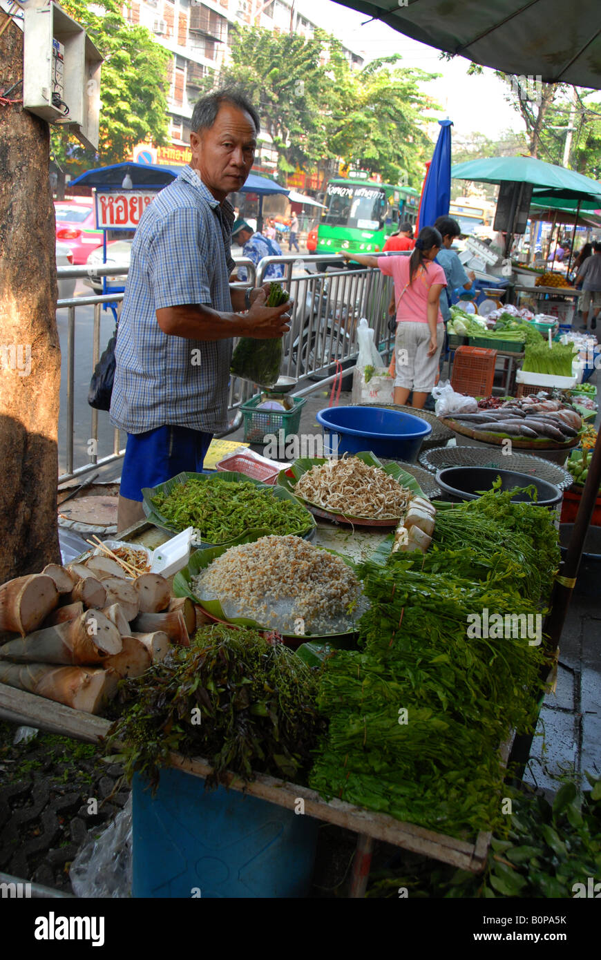Street Market, rangoon Birmania (Myanmar) Foto Stock