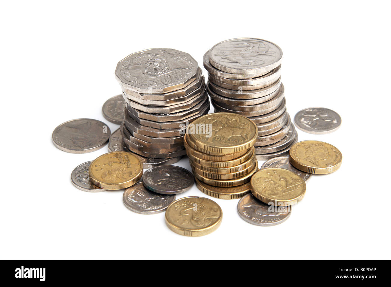 Australian monete Foto Stock