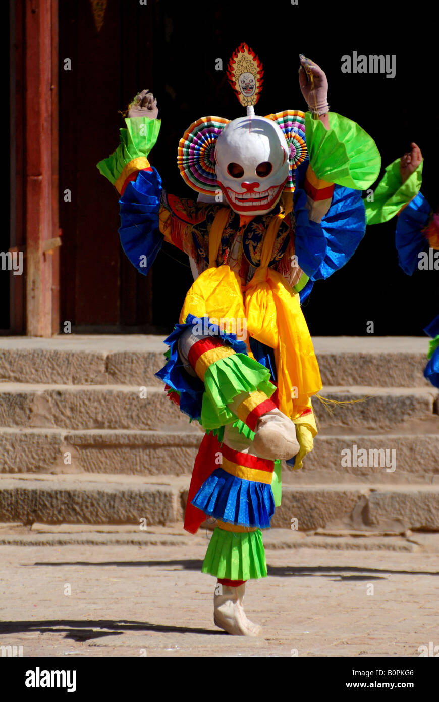 Ogni anno tibetano tradizionale Buddha Thangka festival in Tong Ren,Qinghai celebrare. Foto Stock