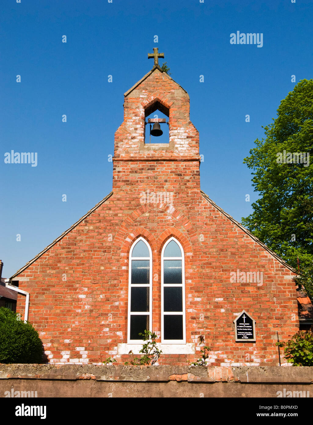 San Giuseppe e San Dymphna chiesa cattolica Luddington Isola di Axholme North Lincolnshire England Regno Unito Foto Stock