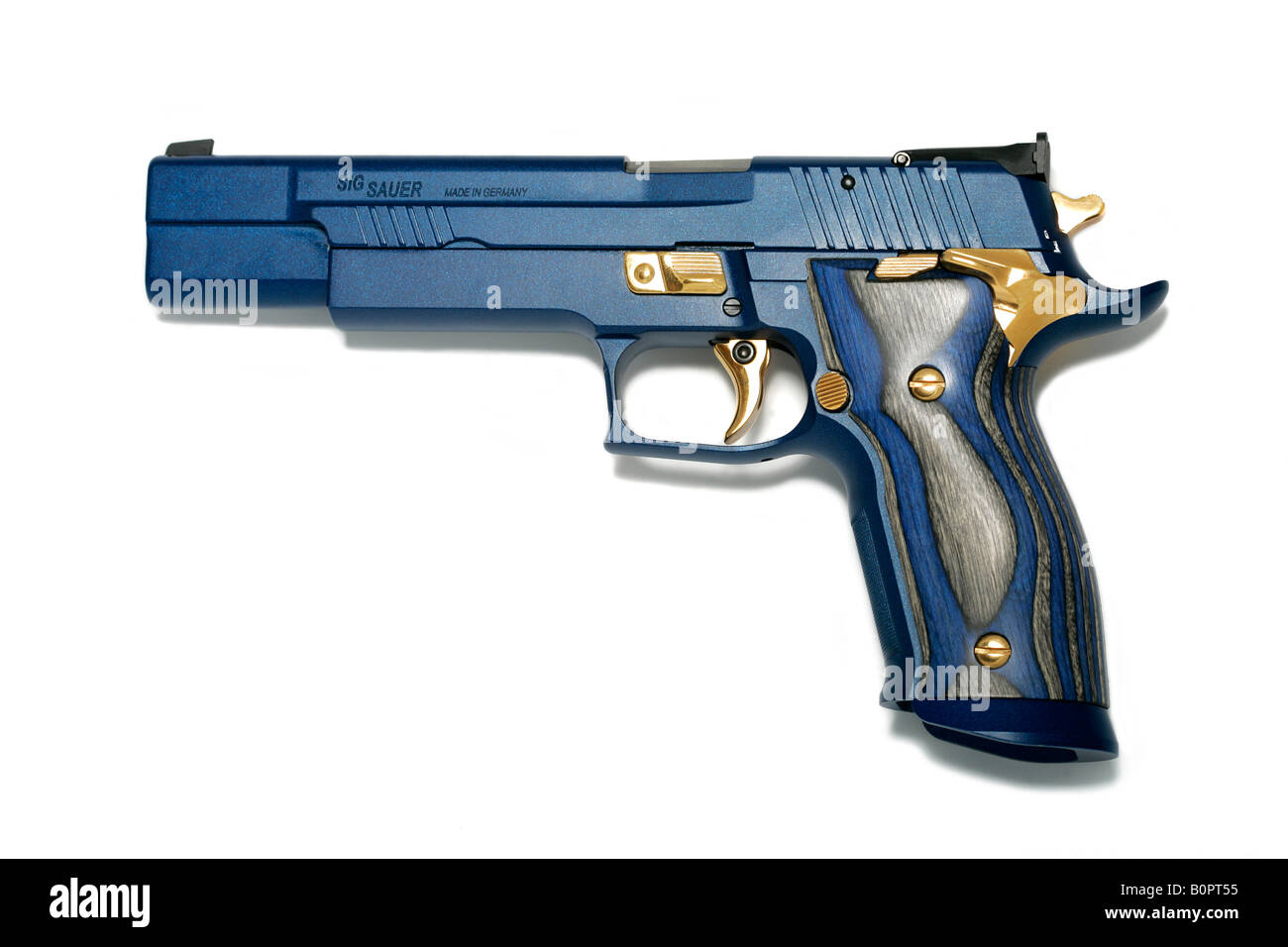Blue SIG SAUER Germania pistola pistola pistola a mano Foto Stock