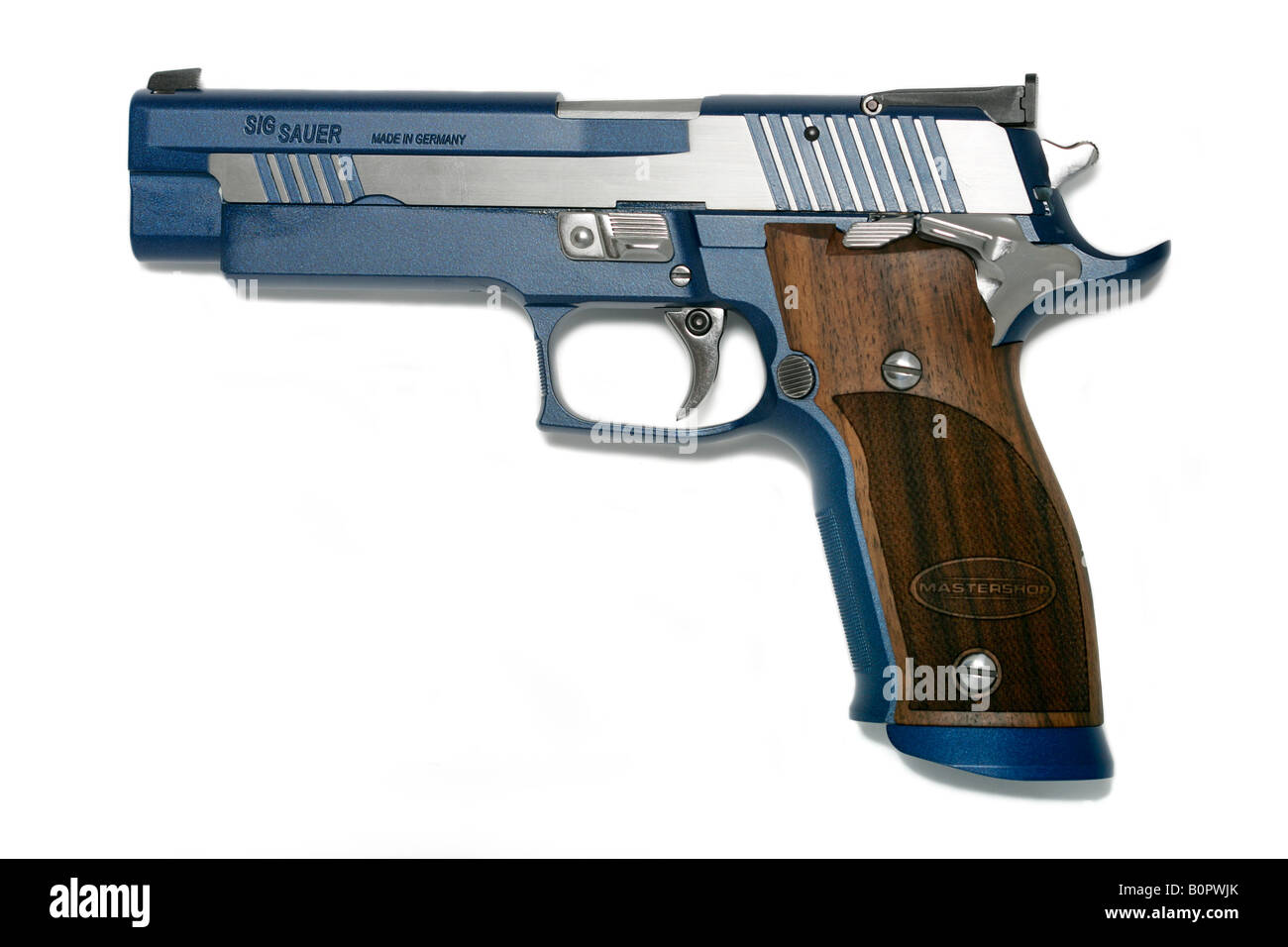 Blue SIG SAUER Germania pistola pistola pistola a mano Foto Stock