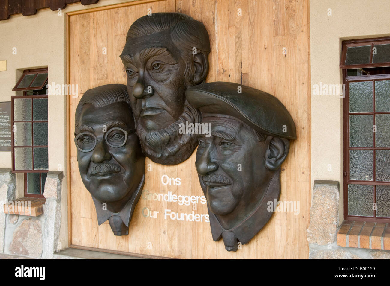 I padri fondatori del Parco Nazionale di Kruger Foto Stock