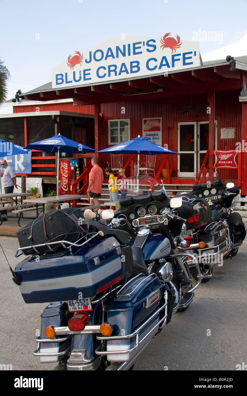 Joanie s Granchio Blu Cafè lungo il sentiero Tamiami per voli di U S Highway 41 in Everglades della Florida Foto Stock