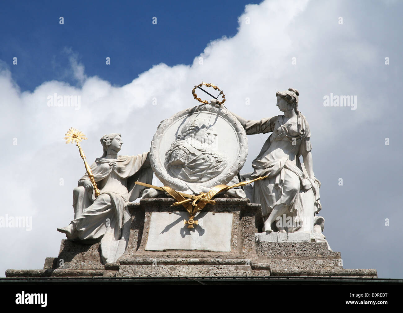 Innsbruck Triumphpforte Foto Stock