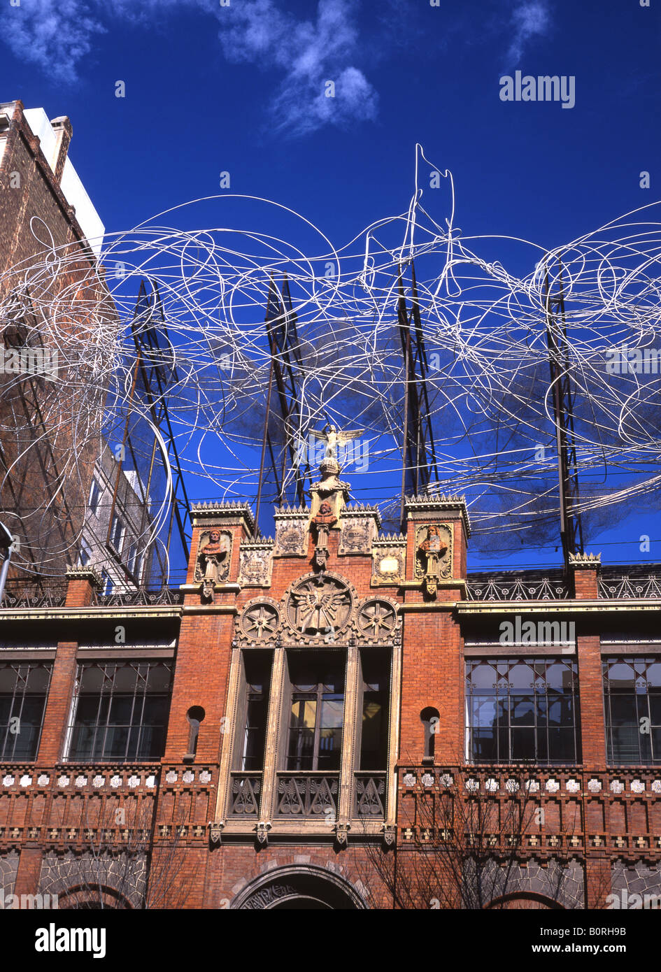 Fundacio Antoni Tapies Art Museum nella zona Eixample di Barcellona Spagna Catalunya Foto Stock