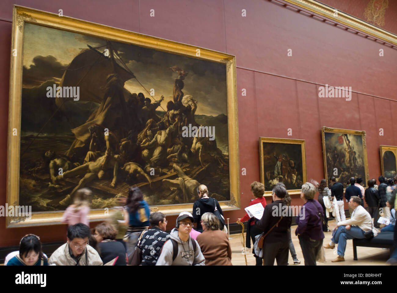 La Zattera di Medusa di 1819 da Theodore Gericault nel museo del Louvre