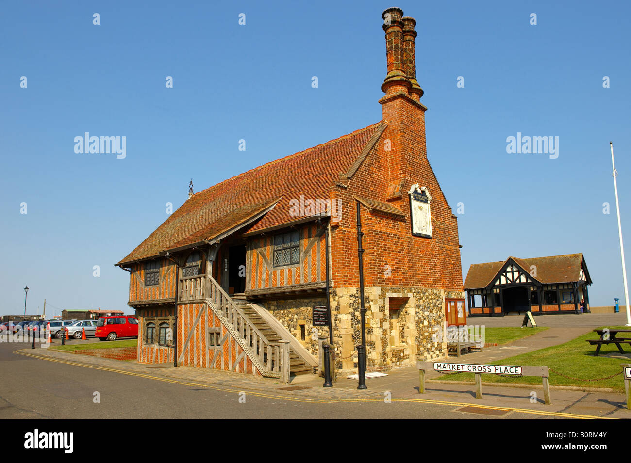 Opinabile Elizabethan House town hall - Aldeburgh Suffolk in Inghilterra Foto Stock