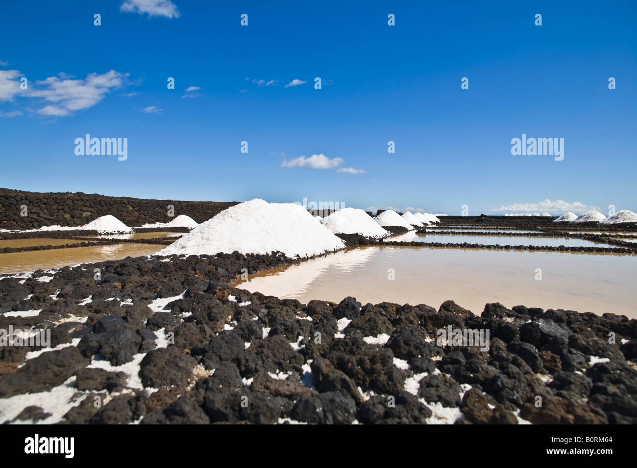 Soluzione salina Punta Fuencaliente de La Palma Foto Stock