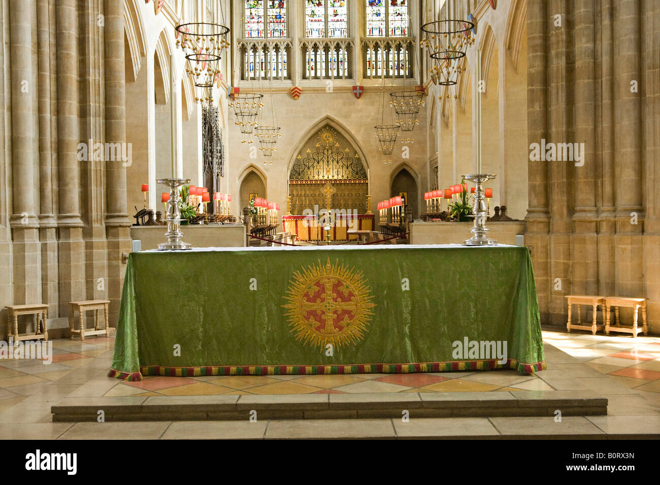 Altare di San Giacomo / St Edmundsbury Cathedral in Bury St Edmunds, Suffolk, Regno Unito Foto Stock