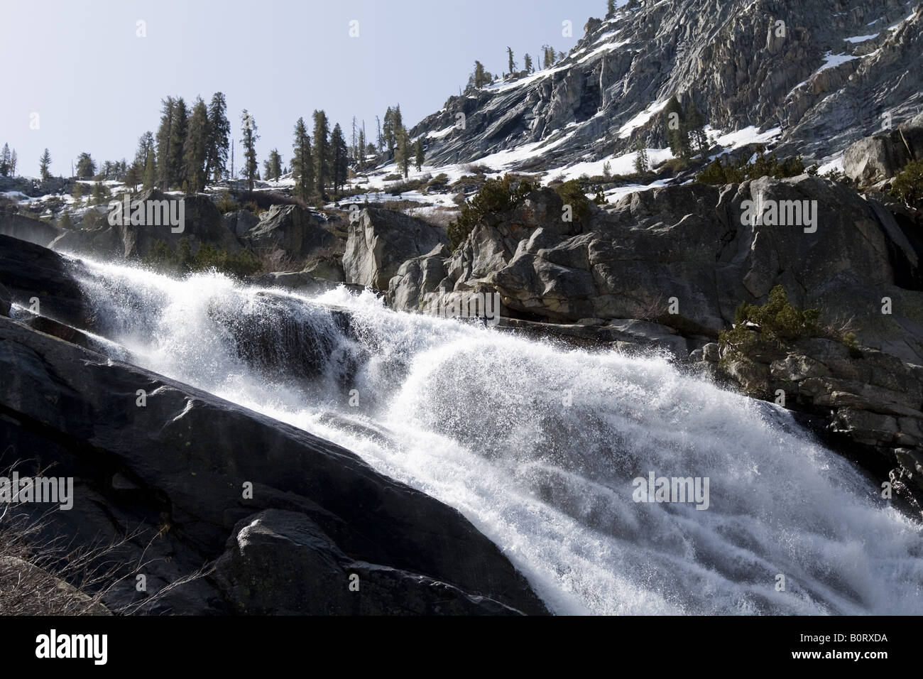 Tokopah Cade vicino a Lodgepole, Sequoia National Park Foto Stock