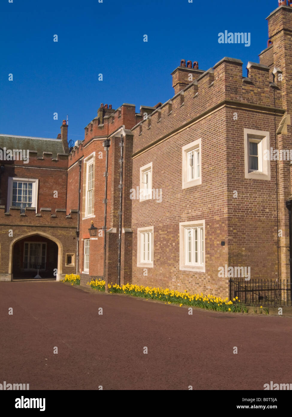 St James s Palace City of Westminster Londra Inghilterra REGNO UNITO Foto Stock