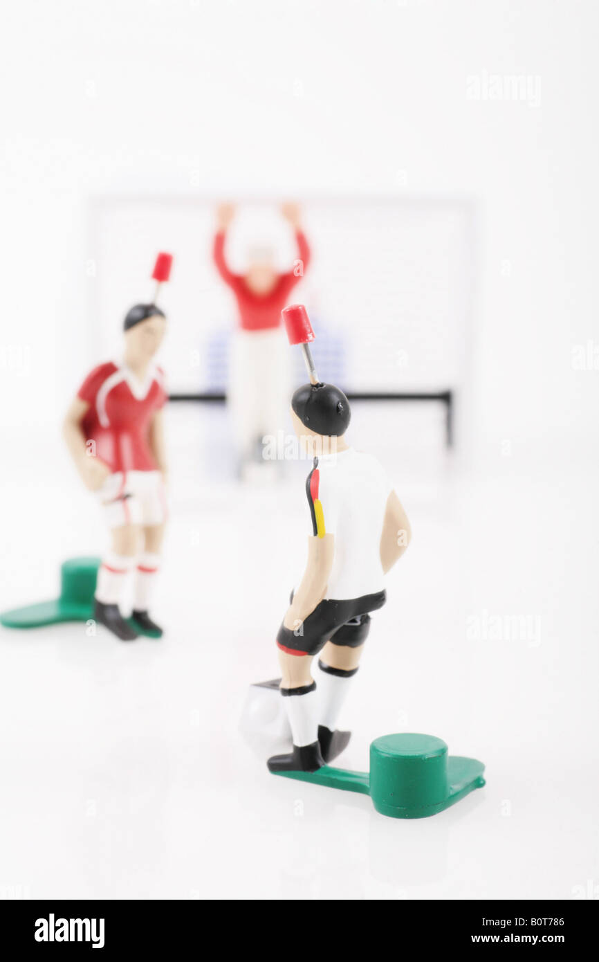 Tipp Kick tavolo gioco di calcio Foto Stock