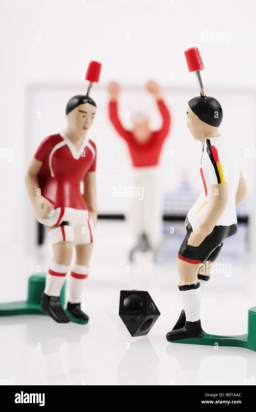 Tipp Kick tavolo gioco di calcio Foto Stock