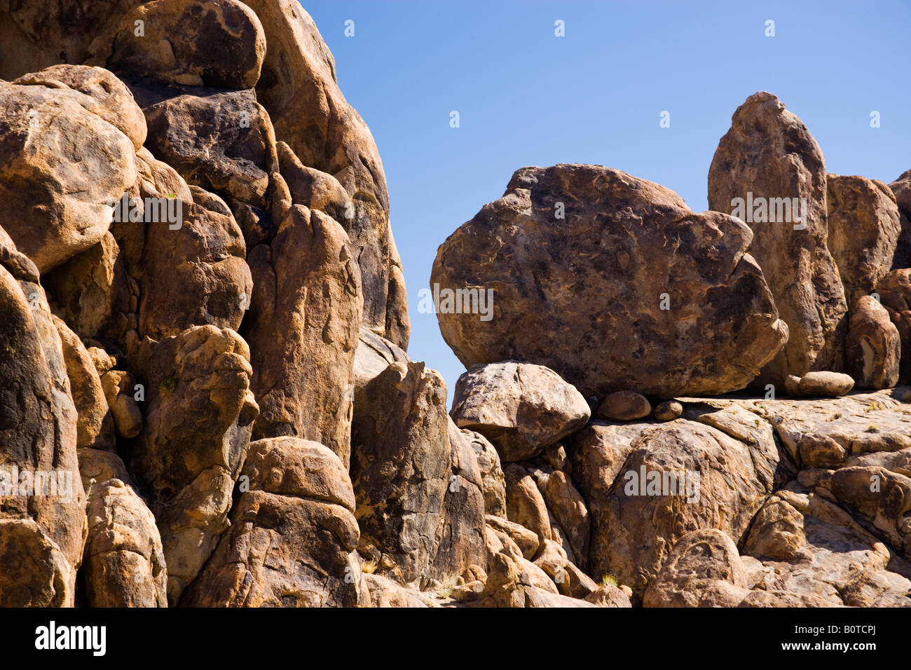 Roccia di granito formazioni. Foto Stock