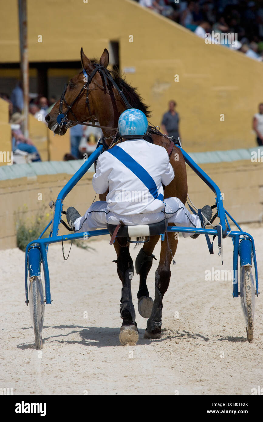 Horse Racing via Marsa Malta Valletta Foto Stock